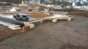 Biggar show home foundations 1