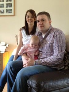 Family celebrate first Father’s Day in affordable Eden home 