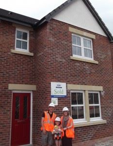 Family helped by affordable new house scheme in Great Clifton Family helped by affordable new house scheme in Great Clifton