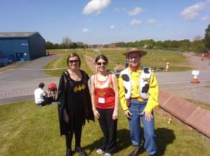 Story staff zip slide to fundraising and fancy dress success for hospice 