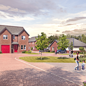 Development of new houses for sale at Great Clifton, Cumbria