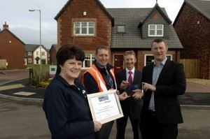 Ann, Barry, Neal and Dan with the awards