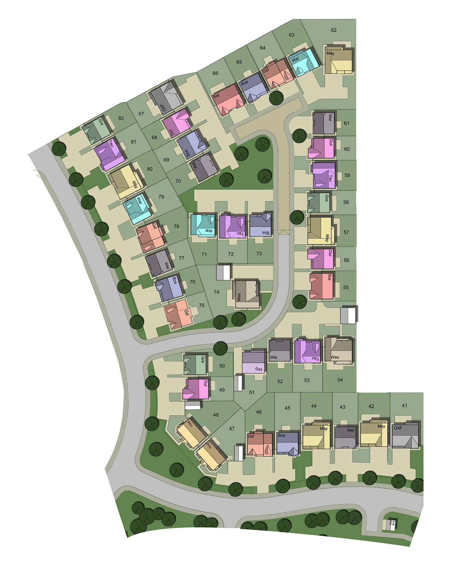 4 Bed New Build Houses for Sale Wynyard Fallows Park Plot 47
