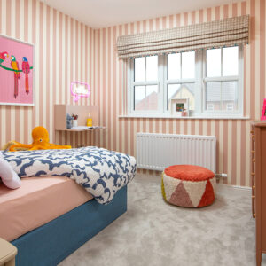 The Hewson Bedroom Four Striped