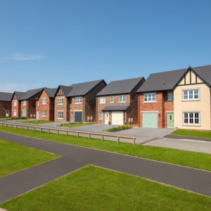 Edgehill Park Show Home Street Scene, Whitehaven