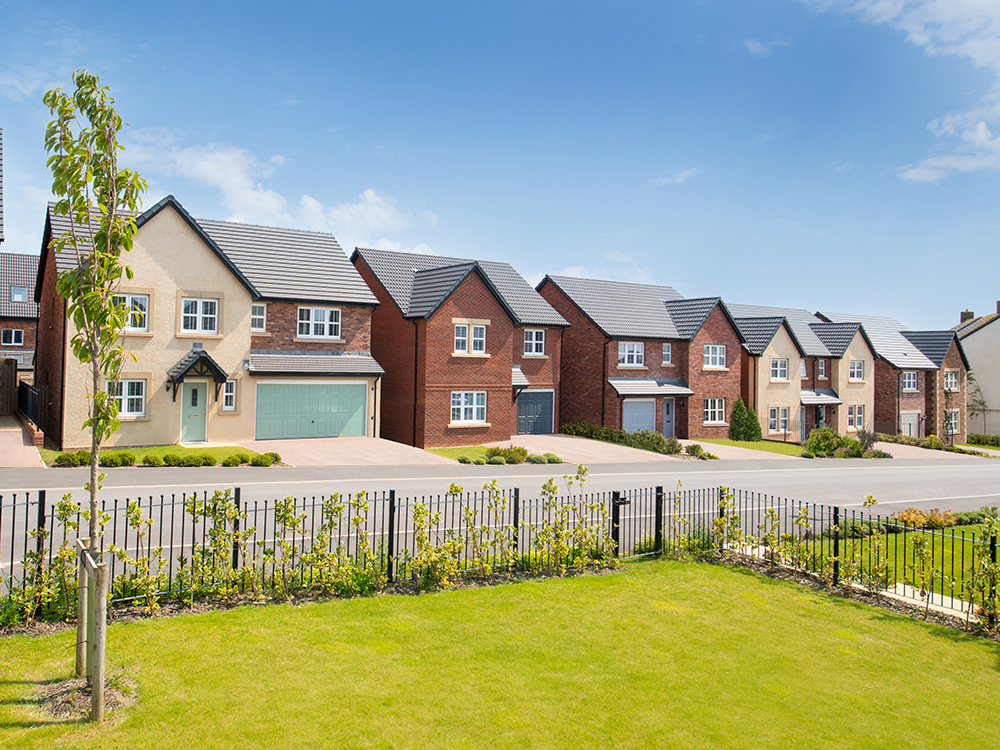 Edgehill Park Show Home Street Scene, Whitehaven