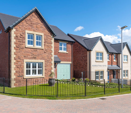 Edgehill Park Show Home Street Scene, Whitehaven