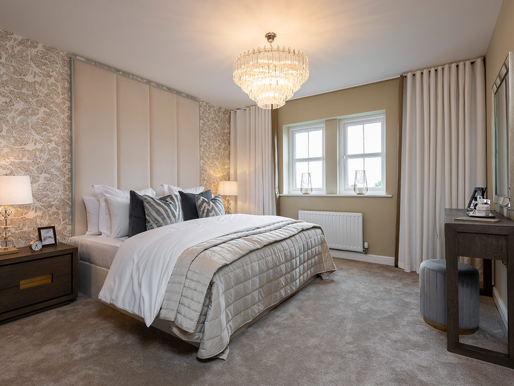 The Birches Sanderson Show Home Bedroom, Edgehill Park, Whitehaven