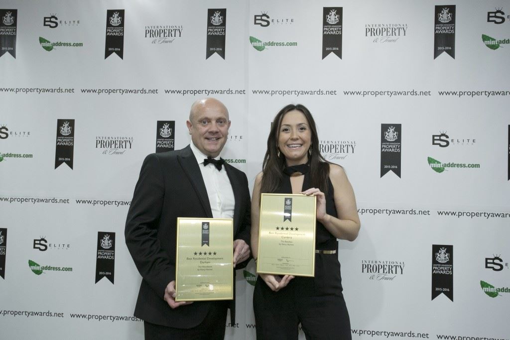 Julian Bulman, Production Manager North East and Hayley Blair, Sales Manager Cumbria picked up the awards