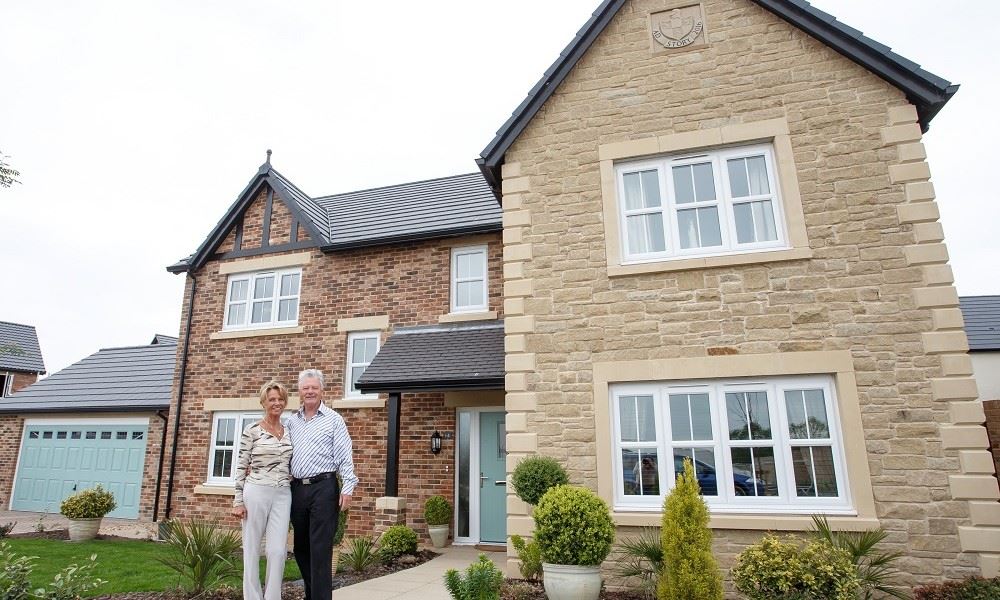 Alec And Christine In Front Of The House X Website