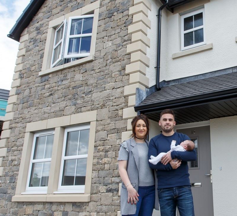 Shane And Lauren In Front Of House