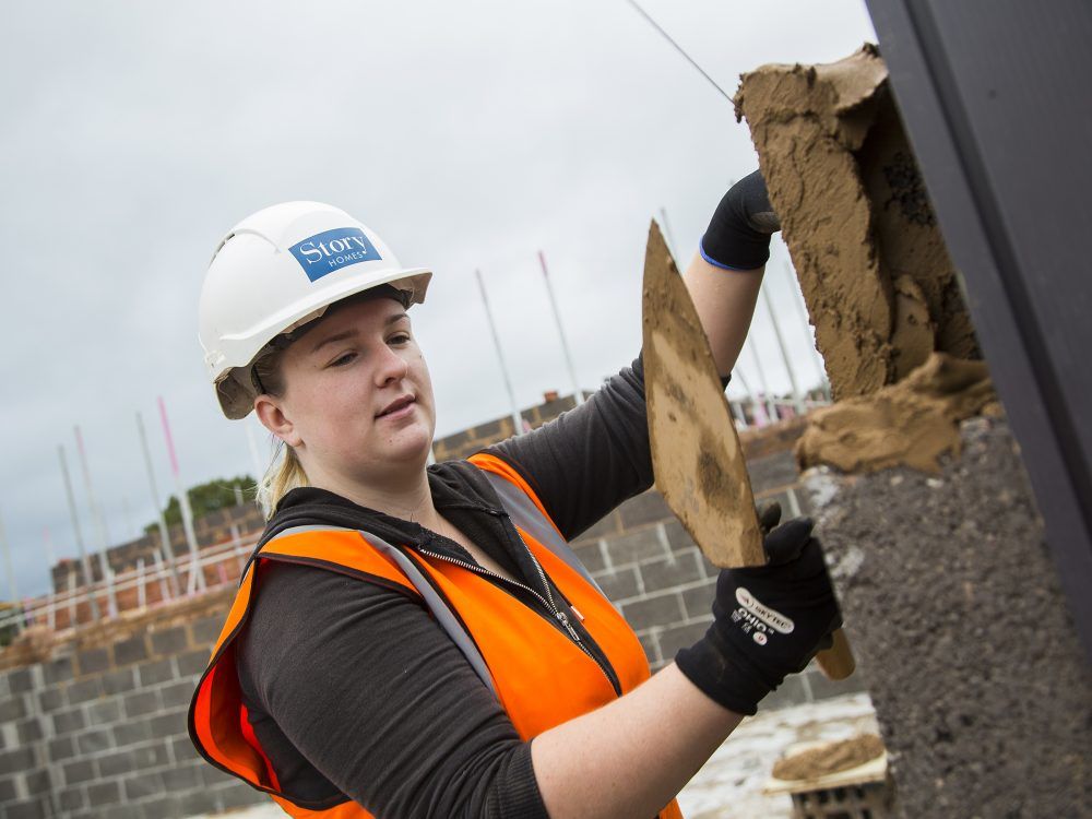 Chloe At Work On Site At Fairways Penrith