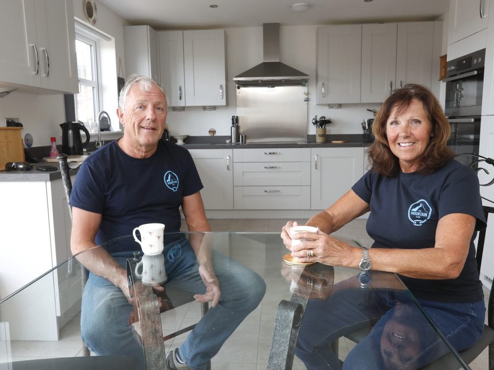 Colin And Elaine In The Kitchen Diner Of Their Story Home