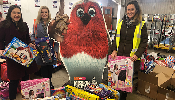 Cumbria & Scotland Sales team donate Christmas toys to kids in need