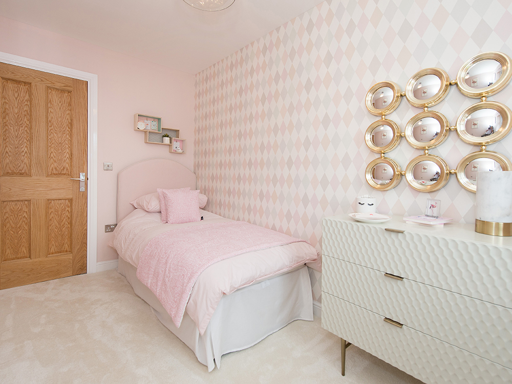 The Gosforth show home at Brookfield Woods, child's bedroom
