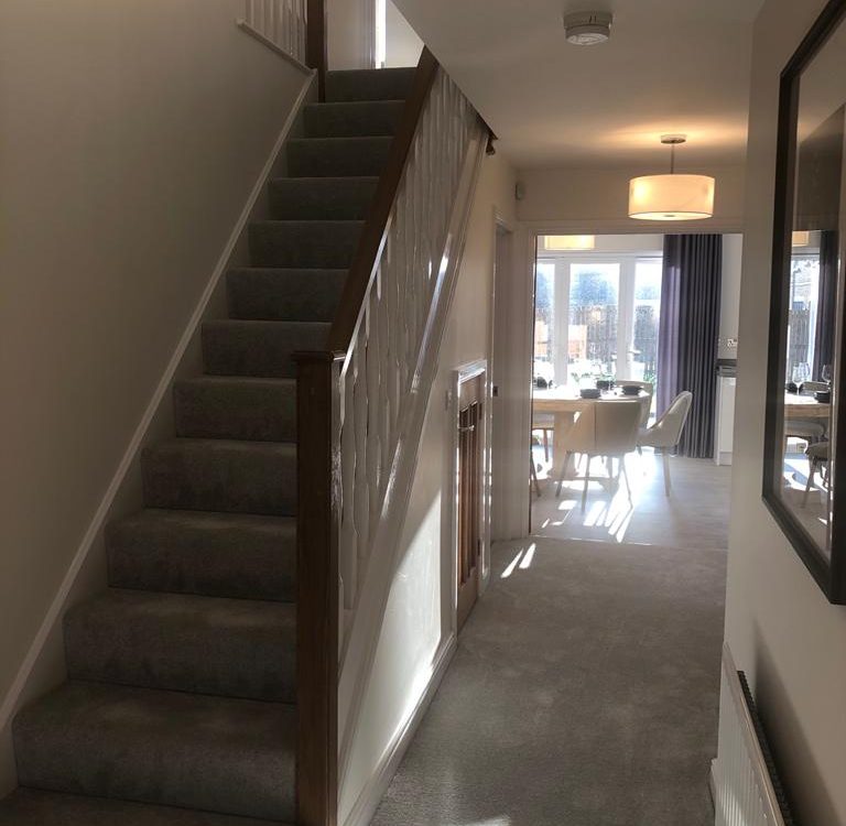 Hallway of the Oxford view home at Fallows Park, Wynyard