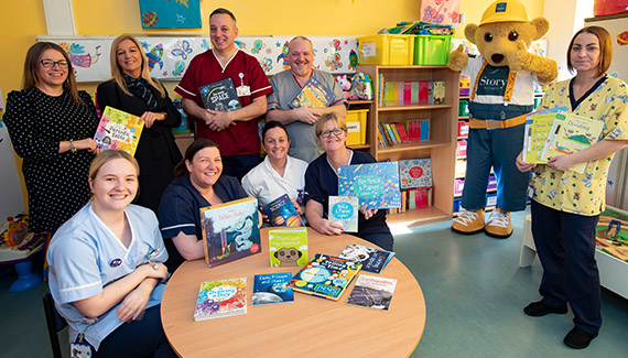 Story Homes North East donates new books for children’s ward