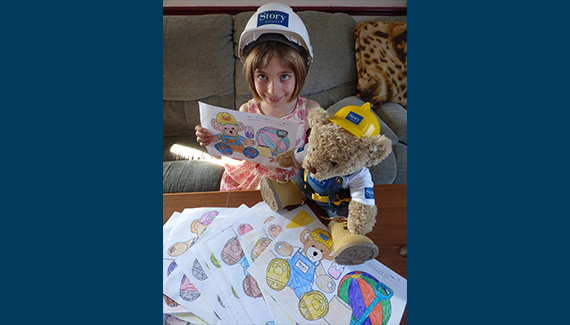 Activities for the kids – colouring templates