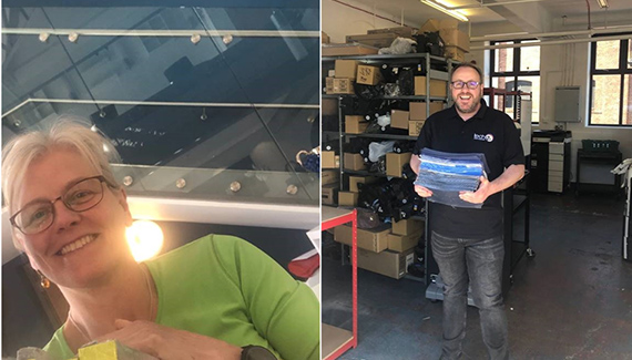 Story Homes helps supply face shields for the NHS