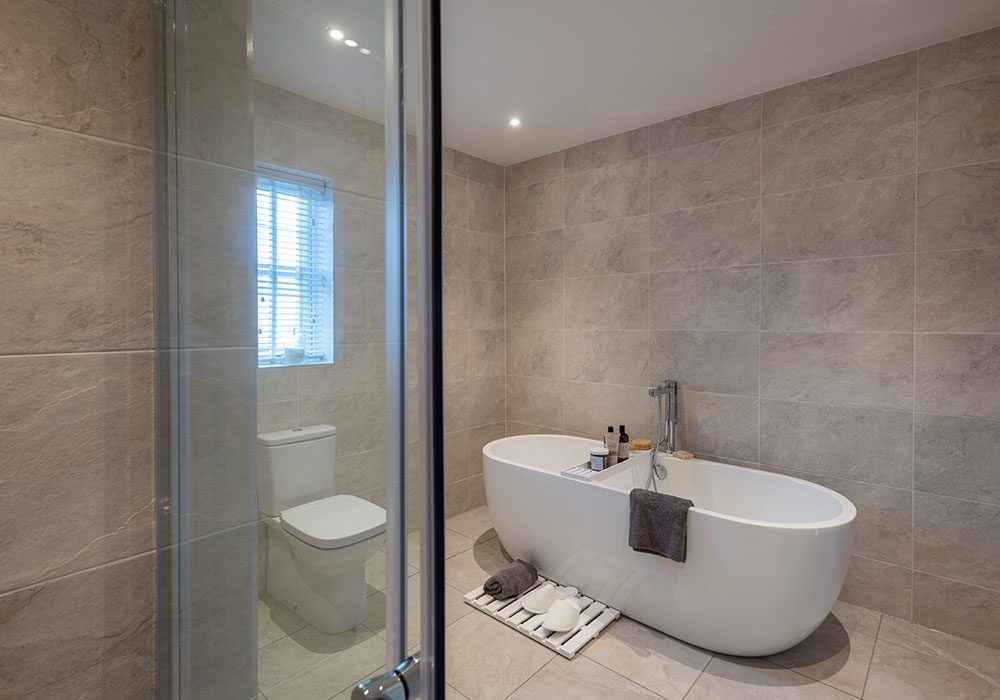 The bathroom in the Graham at Kinmont Rise, Scotby