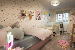 Kids bedroom in the Charlton at Heaton Green