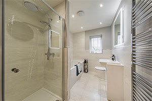 Family bathroom in the Charlton at Heaton Green