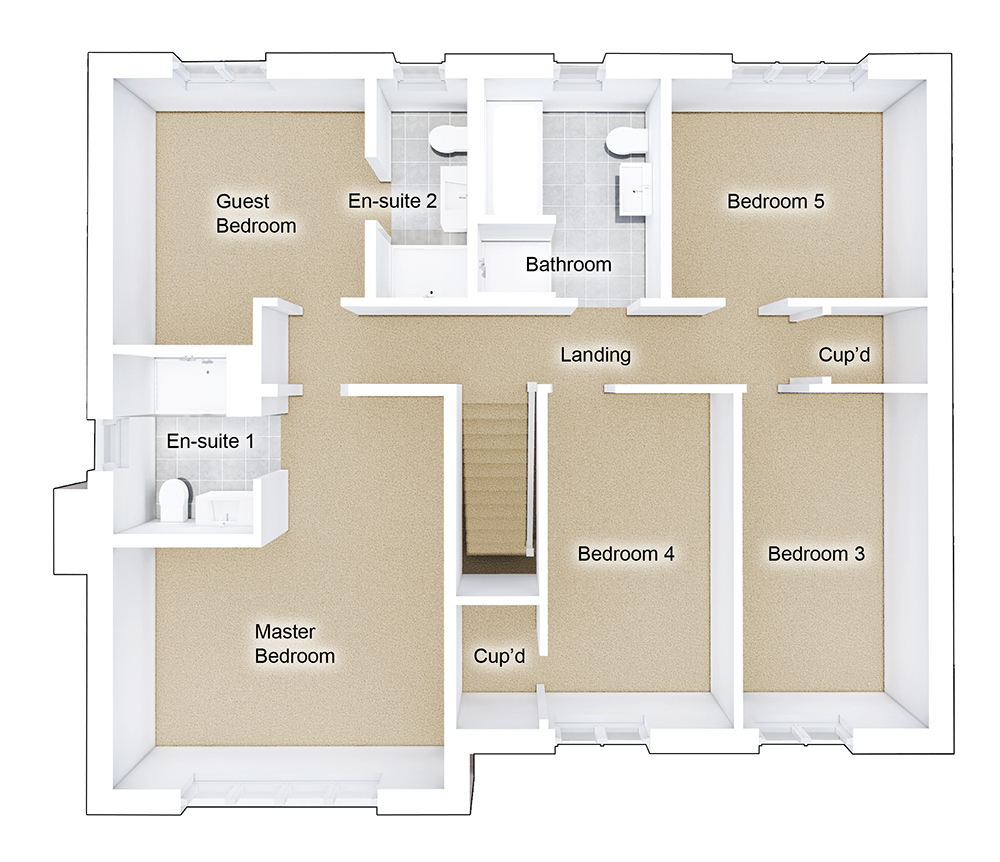 5 Bed New Build Houses for Sale Blackwell, Darlington The Willows