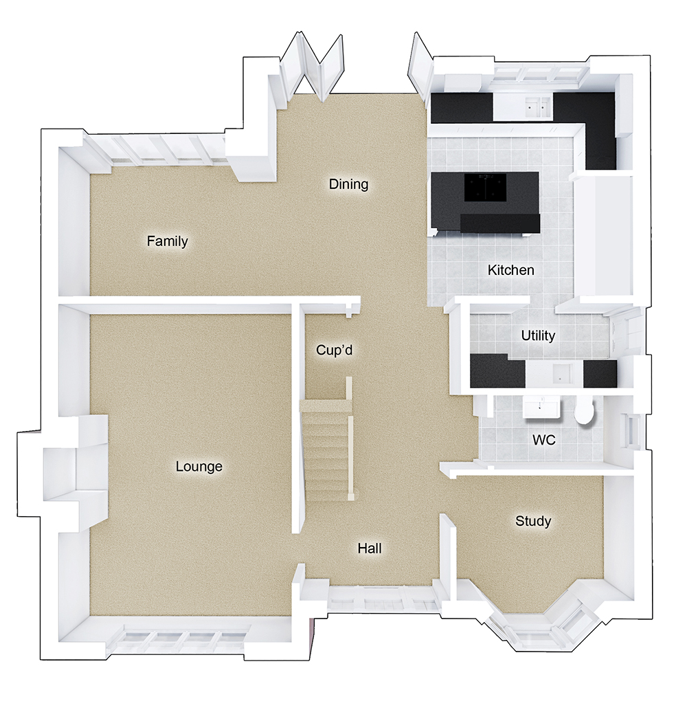 5 Bed New Build Houses for Sale Blackwell, Darlington The Willows