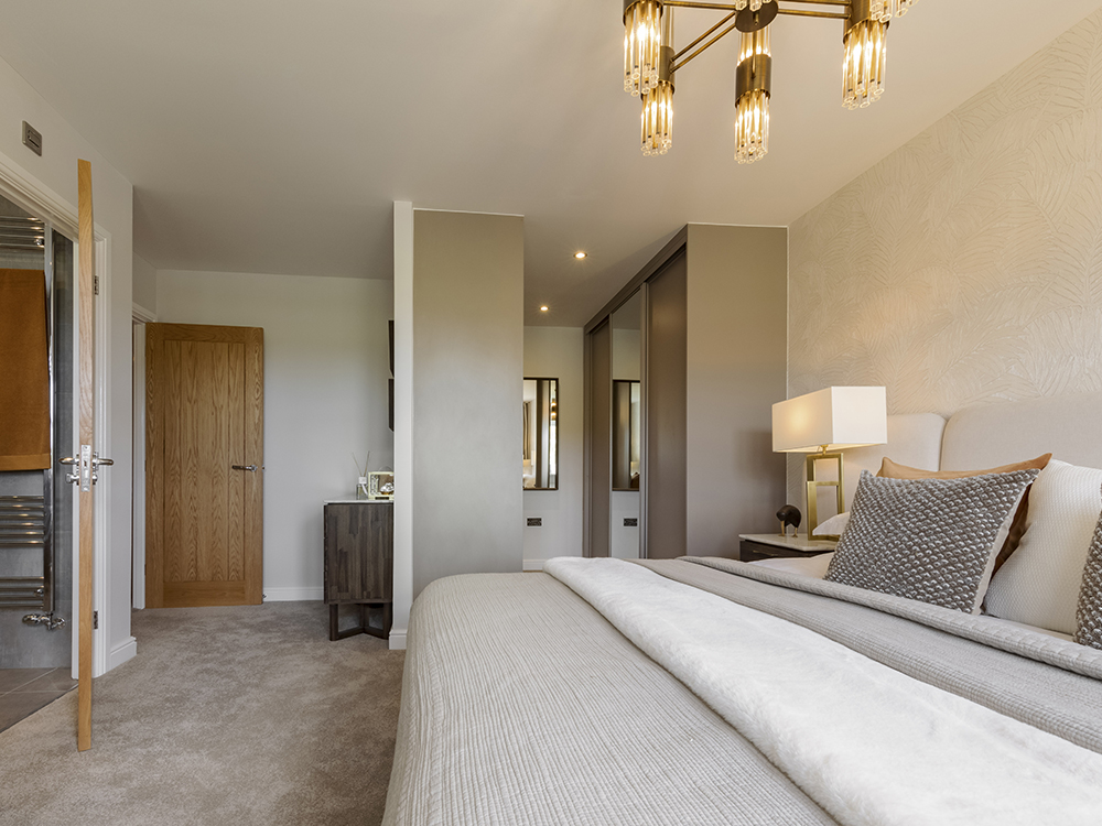 Luxury master bedroom with dressing area and en-suite 
