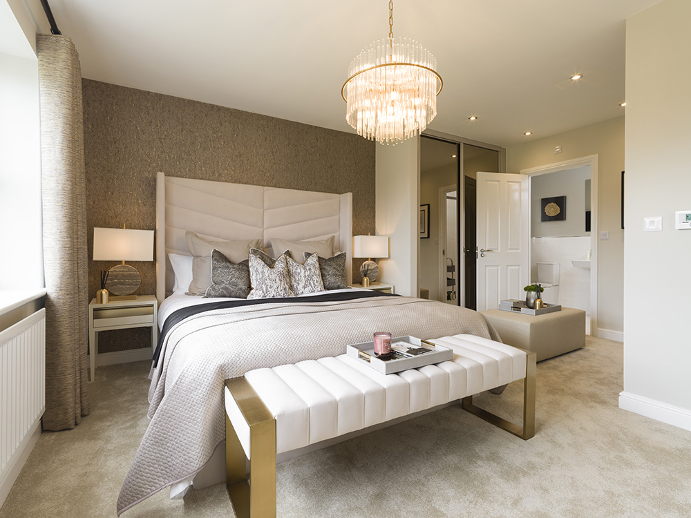 Luxurious bedrooms with en-suite at The Birches