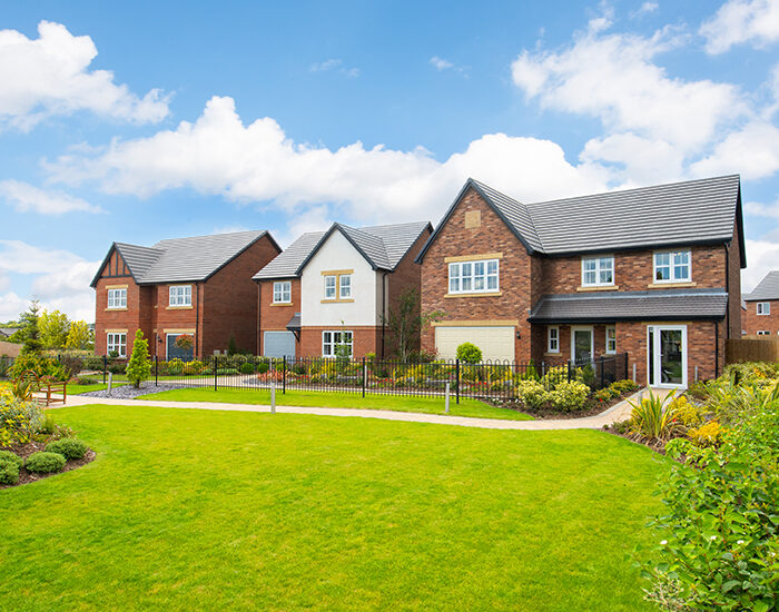 Tithe Gardens Street Scene Show Homes