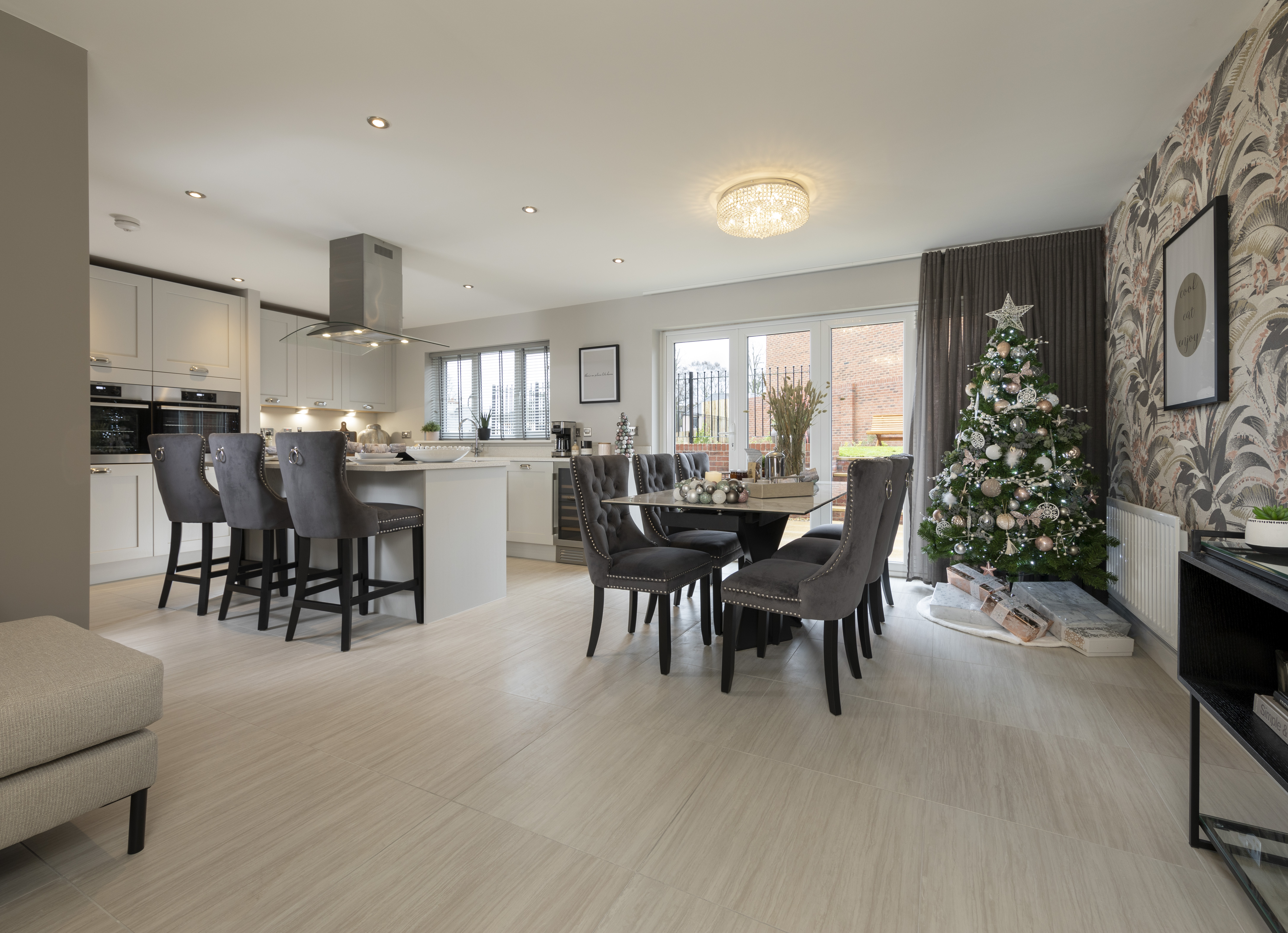 Marketing suite and show homes open at Winchester Place with some festive sparkle