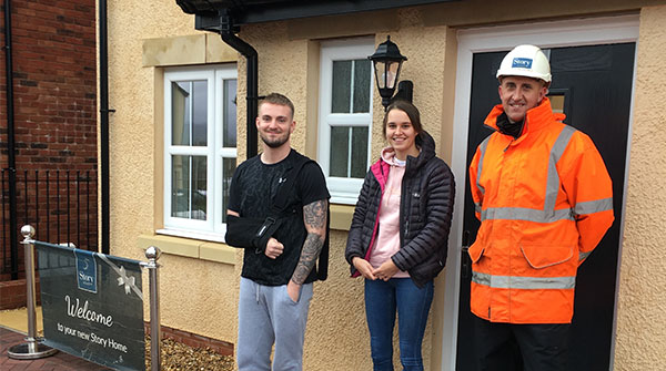 Local couple join the property ladder after finding their perfect home in Whitehaven