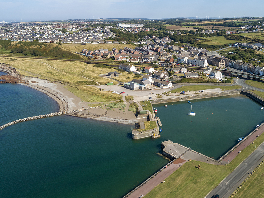 Aerial View of High Harrington, Workington | Story Homes