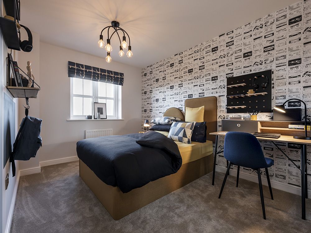 Show Home Bedroom | Sanderson | Whins View | New Homes in High Harrington, Workington | Story Homes