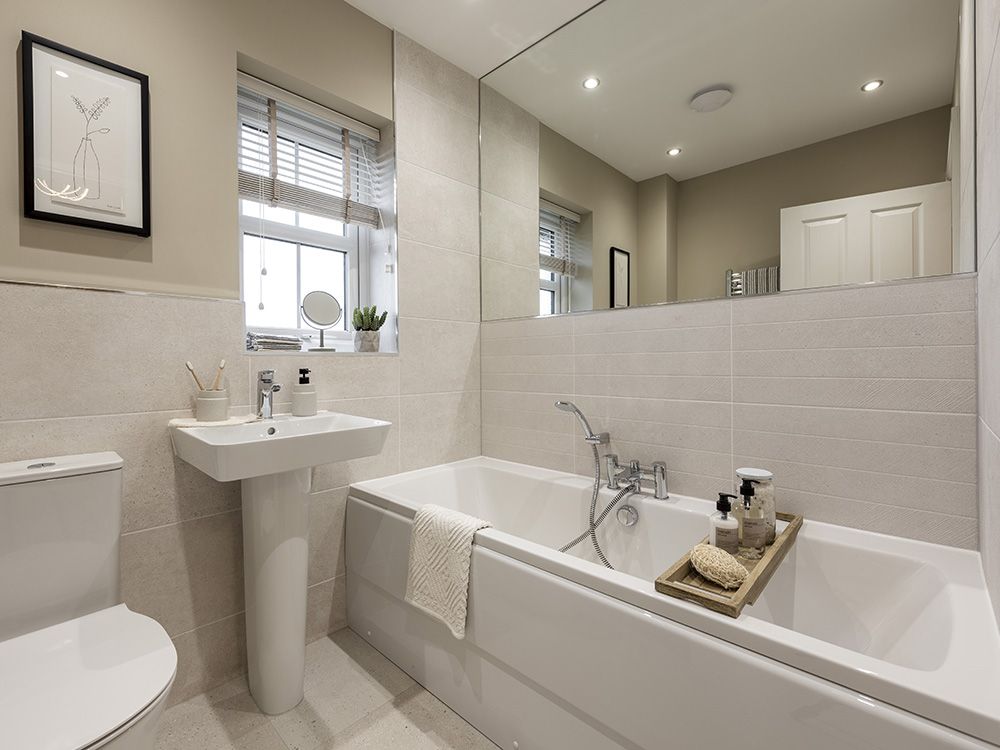 Show Home Bathroom, Edgehill Park, Whitehaven