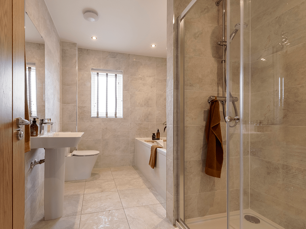 The family bathroom for The Lawson house type