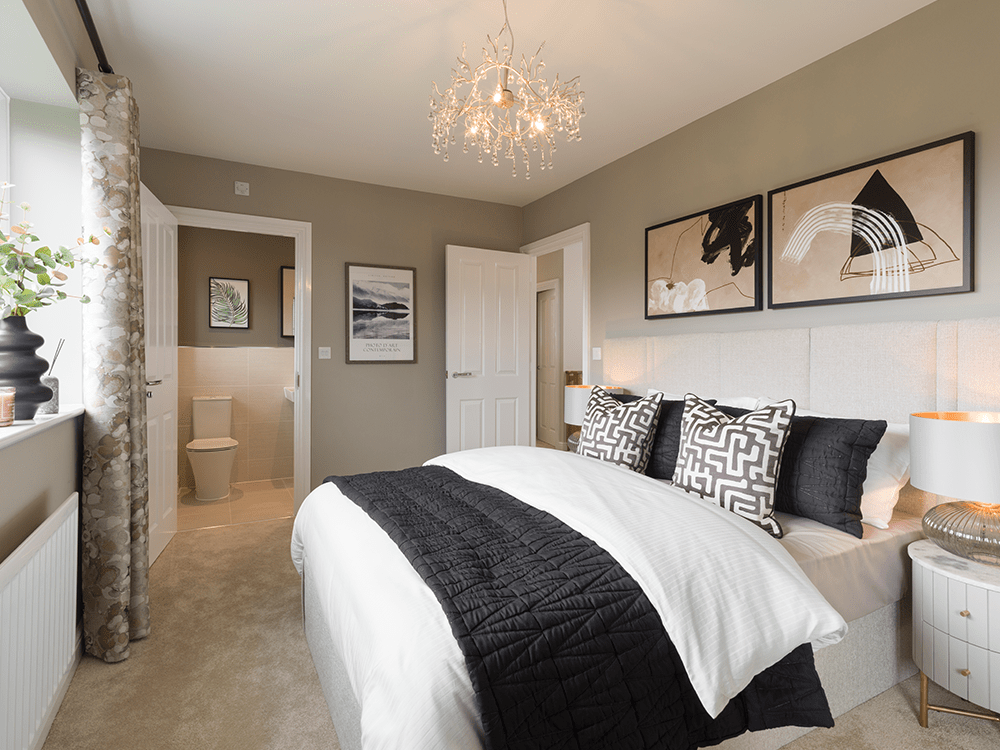 The Charlton bedroom two in the show home at Tithe Gardens in Poulton-le-Fylde