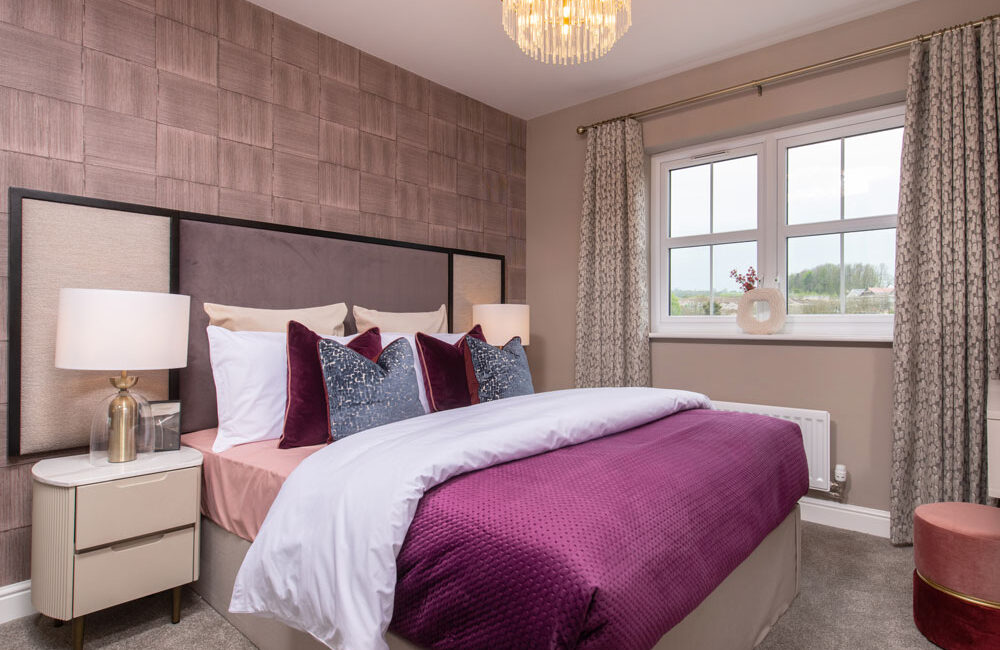 The Main Bedroom in The Stanford show home at Brigsteer Rise, Kendal | Story Homes