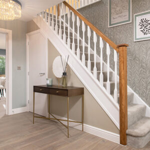 The Cranford's hallway at Brigsteer Rise - Story Homes