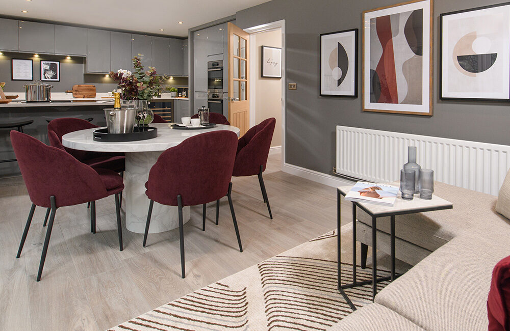 The Harrison show home family area at Oakleigh Fields, Carlisle