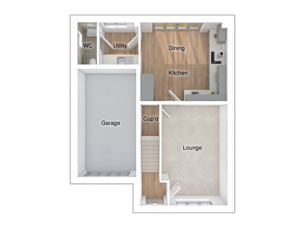 Butler floorplan