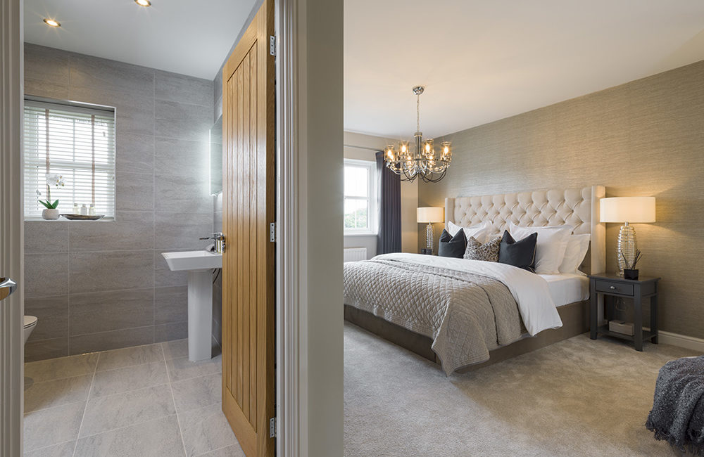 The Hewson main bedroom and dressing area