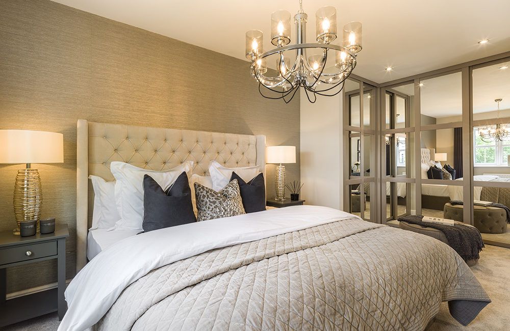 The Hewson main bedroom and dressing area