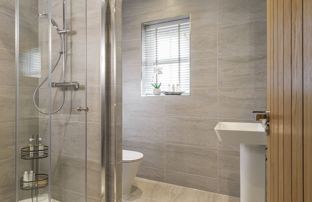 The Hewson en-suite to the main bedroom