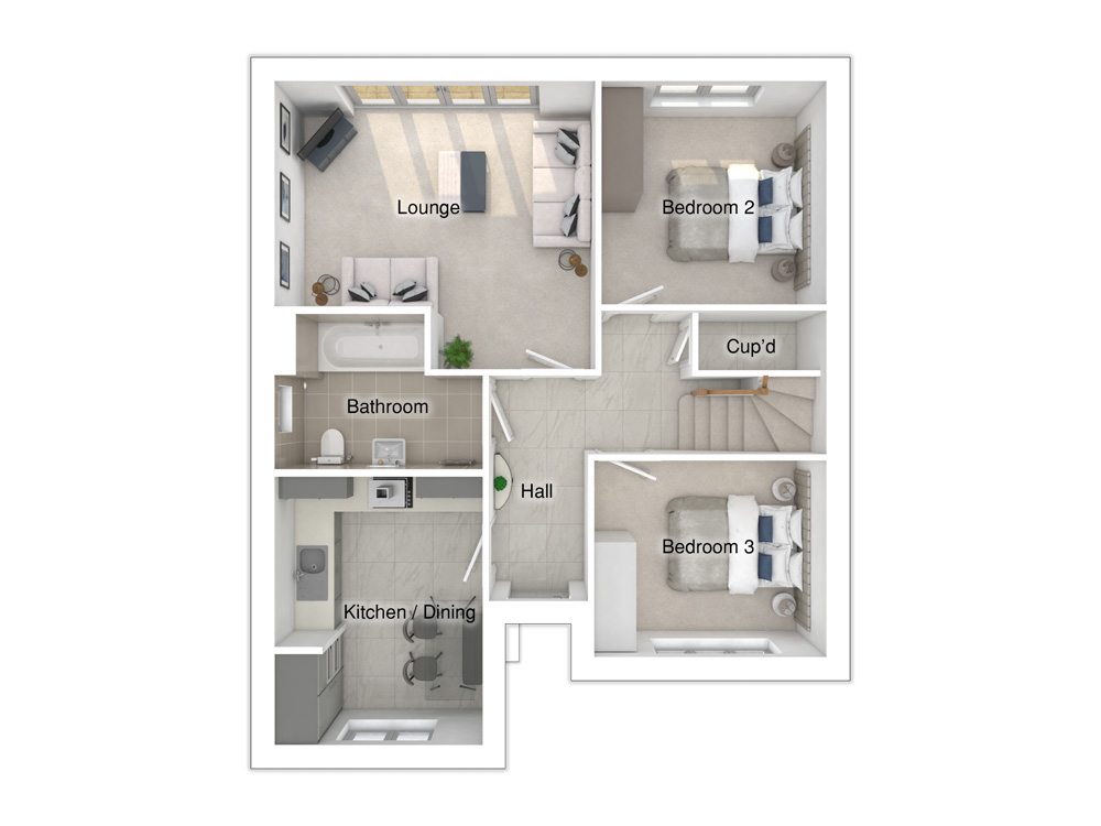 Baxter floorplan