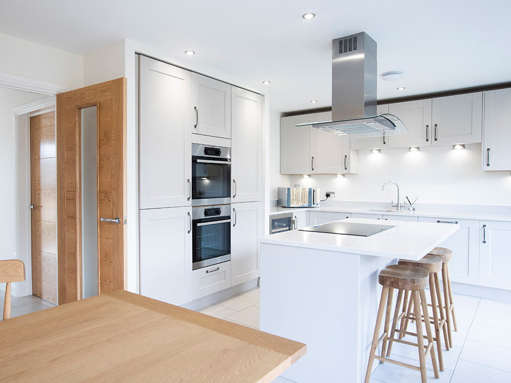 The kitchen in The Lawson in our customer's home