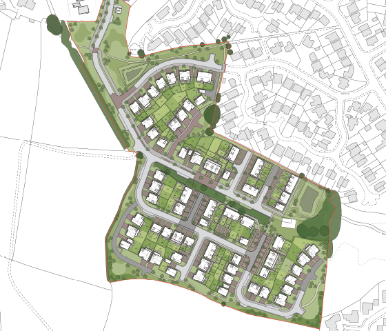 Brigsteer Rise phase 4 coloured layout