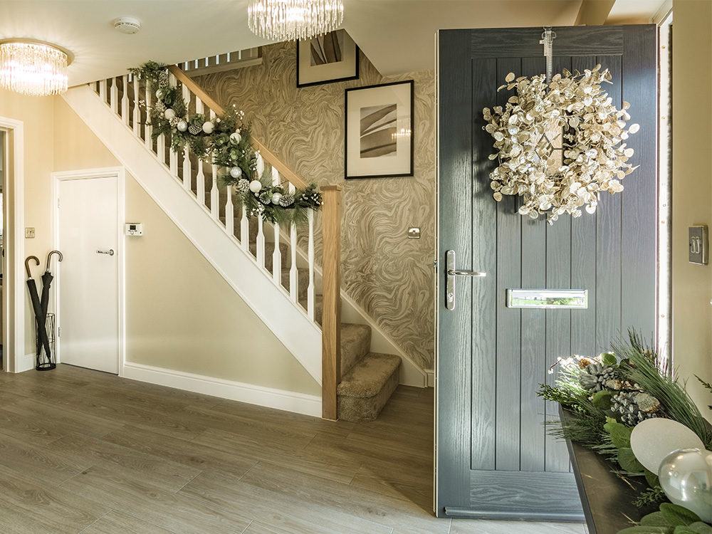 Christmas decorations at Story Homes