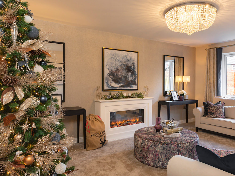 Christmas decorations at Story Homes